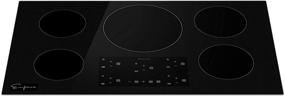 img 3 attached to Empava 36-inch Induction Cooktop with 5 Power Boost Burners and Smooth Black Ceramic Glass Surface - 240V