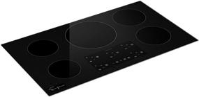 img 2 attached to Empava 36-inch Induction Cooktop with 5 Power Boost Burners and Smooth Black Ceramic Glass Surface - 240V