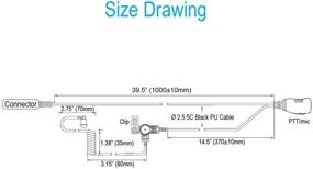 img 3 attached to Motorola Radios Single Wire Earpiece with Durable Cable - APX4000 APX6000 APX7000 APX8000 XPR6100 XPR6350 XPR6550 XPR7550 XPR7550e (APX 6000 4000 7000 8000 XPR 6350 6550 7550 7550e Headset)