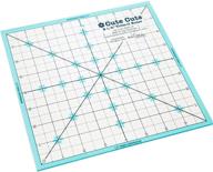 📏 riley blake designs by lori holt - trim-it non-slip 8.5" x 8.5" ruler square logo