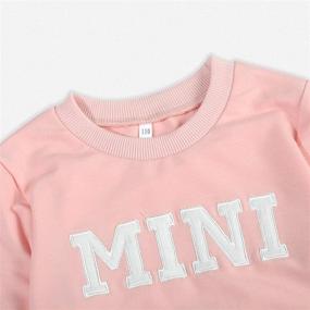 img 1 attached to ❤️ PopReal Mommy and Me Outfits: Love Heart Valentine's Day Shirt - Stylish Long Sleeve Pullover Sweatshirt!