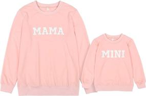 img 2 attached to ❤️ PopReal Mommy and Me Outfits: Love Heart Valentine's Day Shirt - Stylish Long Sleeve Pullover Sweatshirt!