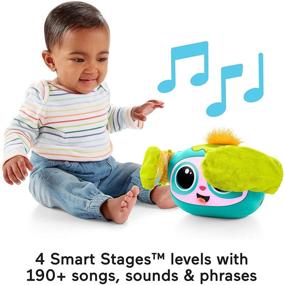 img 2 attached to 🌟 Fisher-Price Rollin' Rovee: Занимательная интерактивная игрушка для детей от 6 месяцев до 5 лет с музыкой, светом и образовательным контентом