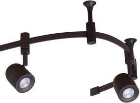 img 3 attached to 🔆 Catalina Lighting 21903-000 6-Light Integrated LED Flex Track Ceiling Light, Bulbs Included 96&#34;, Oil Rubbed Bronze - Transitional Design