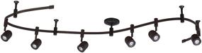 img 4 attached to 🔆 Catalina Lighting 21903-000 6-Light Integrated LED Flex Track Ceiling Light, Bulbs Included 96&#34;, Oil Rubbed Bronze - Transitional Design