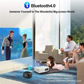 img 2 attached to Smart LED Wireless Projector With WiFi Bluetooth