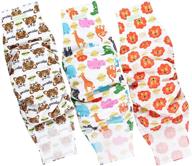 🐶 wegreeco washable male dog belly band (stylish pattern) - pack of 3 - reusable dog belly wrap for males, christmas dog diapers logo