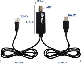 img 1 attached to Boost Your HD TV Antenna Signal with Chaowei High Gain Amplifier: Up to 50 Miles Range and 25dB Gain for Crystal Clear Reception!