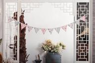 🎀 флоральное тканевое знаменце shabby chic tea party garland от lovenjoy логотип