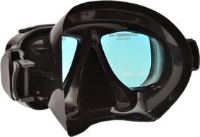 img 2 attached to SeaDive Oceanways OceanCat-HD High Definition Dive 🤿 Mask | Anti-UV/Glare & Anti-Fog | Scuba/Spearfishing Mask (OM964BKSFF)