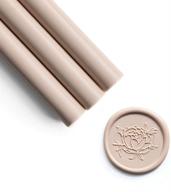 earth-tone, boho wedding sealing wax sticks for wax seal stamp - ideal for invitations, envelopes, craft projects, and gifts - pack of 8 logo