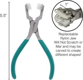 img 1 attached to 🔧 Nylon-Jaw Chain-Nose Pliers: Must-Have Delicate Craft Tools for Jewelry Making - High-Quality Supplies