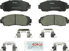 img 1 attached to 🔵 Bosch BC1089 QuietCast Премиум керамические тормозные колодки для Acura RDX и Honda Accord Crosstour, CR-V, Odyssey - набор передних дисковых тормозных колодок