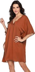 img 1 attached to 👙 Women's Beachwear: Ekouaer Swimsuit Cover Ups – Stylish Bathing Suit Coverups Dress for the Perfect Bikini Beach Tunic Look (S-XXL Sizes)