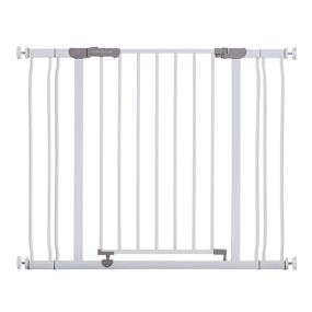 img 4 attached to 🐥 Little Chicks Winston Baby Safety Gate - Pressure Mounted with Stay Open Feature, Adjustable 29.5-39 inches - Model CK037