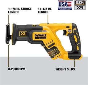 img 3 attached to DEWALT 20V MAX XR Reciprocating Saw (DCS367B) - Compact & Cordless Tool Only