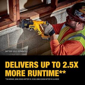 img 2 attached to DEWALT 20V MAX XR Reciprocating Saw (DCS367B) - Compact & Cordless Tool Only