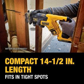 img 1 attached to DEWALT 20V MAX XR Reciprocating Saw (DCS367B) - Compact & Cordless Tool Only