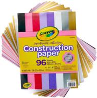 crayola construction colored metallic 96count" translates to "crayola строительные металлические краски, 96 штук" in russian. логотип