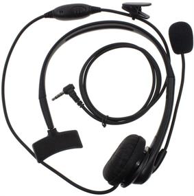 img 3 attached to 🎧 High-Quality KENMAX 1 Pin Overhead Earpiece Headset with Boom Mic for Yaesu VX-1R FT-50 VX-10 VX-110 VX-210 VXF-1 - Noise Cancelling Microphone Included