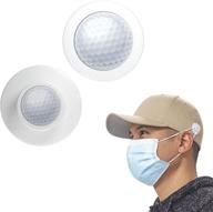 🏌️ golf go-clip - face mask holder and ear saver - comfortable, adjustable, and pain-free fit for adults and kids - compatible with various headwear logo