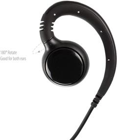 img 2 attached to 🎧 Bommeow BSE12-M1 C-Shape Swivel Style Earpiece Headset for Motorola Radio CP200 CP110 Mag One BPR20 - Enhanced Communication and Comfort