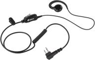 🎧 bommeow bse12-m1 c-shape swivel style earpiece headset for motorola radio cp200 cp110 mag one bpr20 - enhanced communication and comfort logo