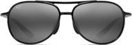 🕶️ stunningly chic: maui jim women's alelele bridge aviator sunglasses with patented polarizedplus2 lenses логотип