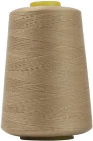 img 1 attached to 🧵 Serger Polyester Threads - Sewing & Quilting 24000 Yard All Purpose Value Pack in Beige (4 x 6000 Yards)