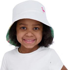 img 2 attached to Bucket Girls Packable Double Reversible Boys' Accessories : Hats & Caps