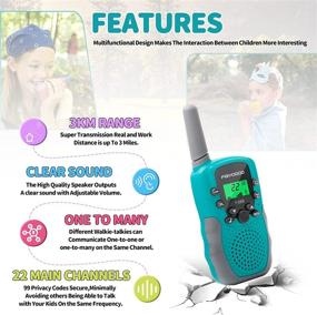 img 1 attached to 🌟 FAYOGOO Kids' Electronics – Talkies Channels Flashlight for Outdoor Adventures