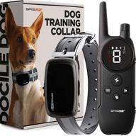 🐶 brison dog training collar - 3 modes: rechargeable, waterproof, anti-bark with remote - 1000 ft e-collar logo