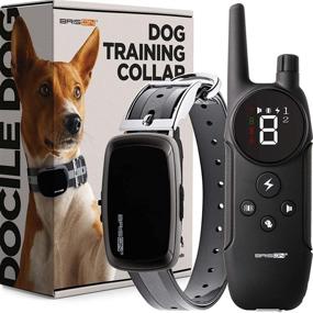 img 4 attached to 🐶 BRISON Dog Training Collar - 3 Modes: Rechargeable, Waterproof, Anti-Bark with Remote - 1000 ft E-Collar