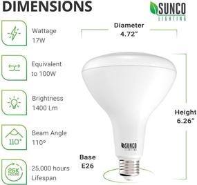 img 3 attached to Sunco Lighting Dimmable 2700K Indoor