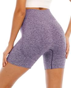 img 4 attached to SALSPOR Seamless Workout Breathable Athletic