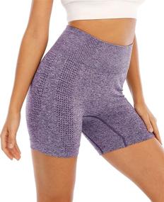 img 1 attached to SALSPOR Seamless Workout Breathable Athletic