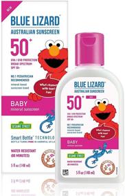 img 3 attached to 🦎 Blue Lizard Baby Mineral Sunscreen SPF 50 - 5 Fl Oz - Zinc Oxide, Water Resistant, UVA/UVB Protection - Fragrance-Free, Unscented Formula with Smart Technology - Bottle