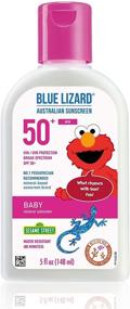 img 4 attached to 🦎 Blue Lizard Baby Mineral Sunscreen SPF 50 - 5 Fl Oz - Zinc Oxide, Water Resistant, UVA/UVB Protection - Fragrance-Free, Unscented Formula with Smart Technology - Bottle