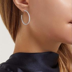 img 3 attached to 💍 Minimalist Diameter Girls' Jewelry - Carleen Sterling Earrings