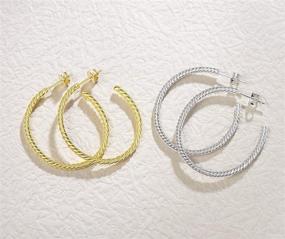 img 1 attached to 💍 Minimalist Diameter Girls' Jewelry - Carleen Sterling Earrings