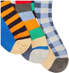 img 1 attached to Pack of 6 Fun and Colorful Dress Crew Socks for Boys by Jefferies Socks