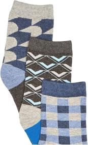 img 2 attached to Pack of 6 Fun and Colorful Dress Crew Socks for Boys by Jefferies Socks