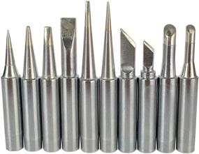 img 3 attached to 🔥 Pack of 10X 900M Soldering Iron Tips Compatible with HAKKO 936, 937, 907 Atten, Quick, Aoyue, Yihua, Vastar, Sywon, Tabiger, SOAIY, and X-Tronic Soldering Stations - 10 Different Pieces