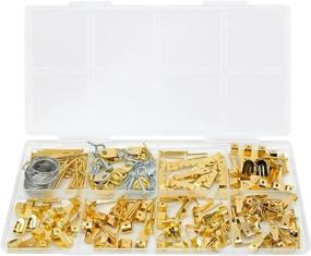 img 2 attached to 🖼️ Complete Picture Hanging Kit for Artwork and Frames - Includes 220 Pieces: Hooks, Nails, D Rings, Sawtooth Hangers & Wire by JACKSON PALMER