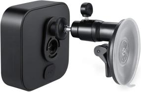img 1 attached to Набор из трех чёрных универсальных присосок Wasserstein с креплением на винт и адаптером для камер Blink Outdoor & Blink XT2/XT.