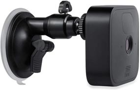 img 2 attached to Набор из трех чёрных универсальных присосок Wasserstein с креплением на винт и адаптером для камер Blink Outdoor & Blink XT2/XT.