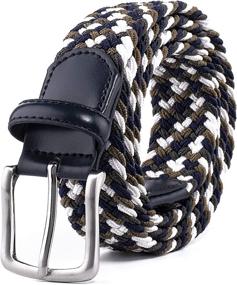 img 4 attached to 👔 L Men's Accessories: Black Braided Belts for Enhanced Style and Functionality in Belts