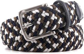 img 3 attached to 👔 L Men's Accessories: Black Braided Belts for Enhanced Style and Functionality in Belts
