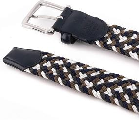 img 1 attached to 👔 L Men's Accessories: Black Braided Belts for Enhanced Style and Functionality in Belts