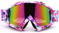 🔥 ultimate eye protection: motocross goggles for adults - dirt bike mx, atv, and ski anti-fog glasses logo